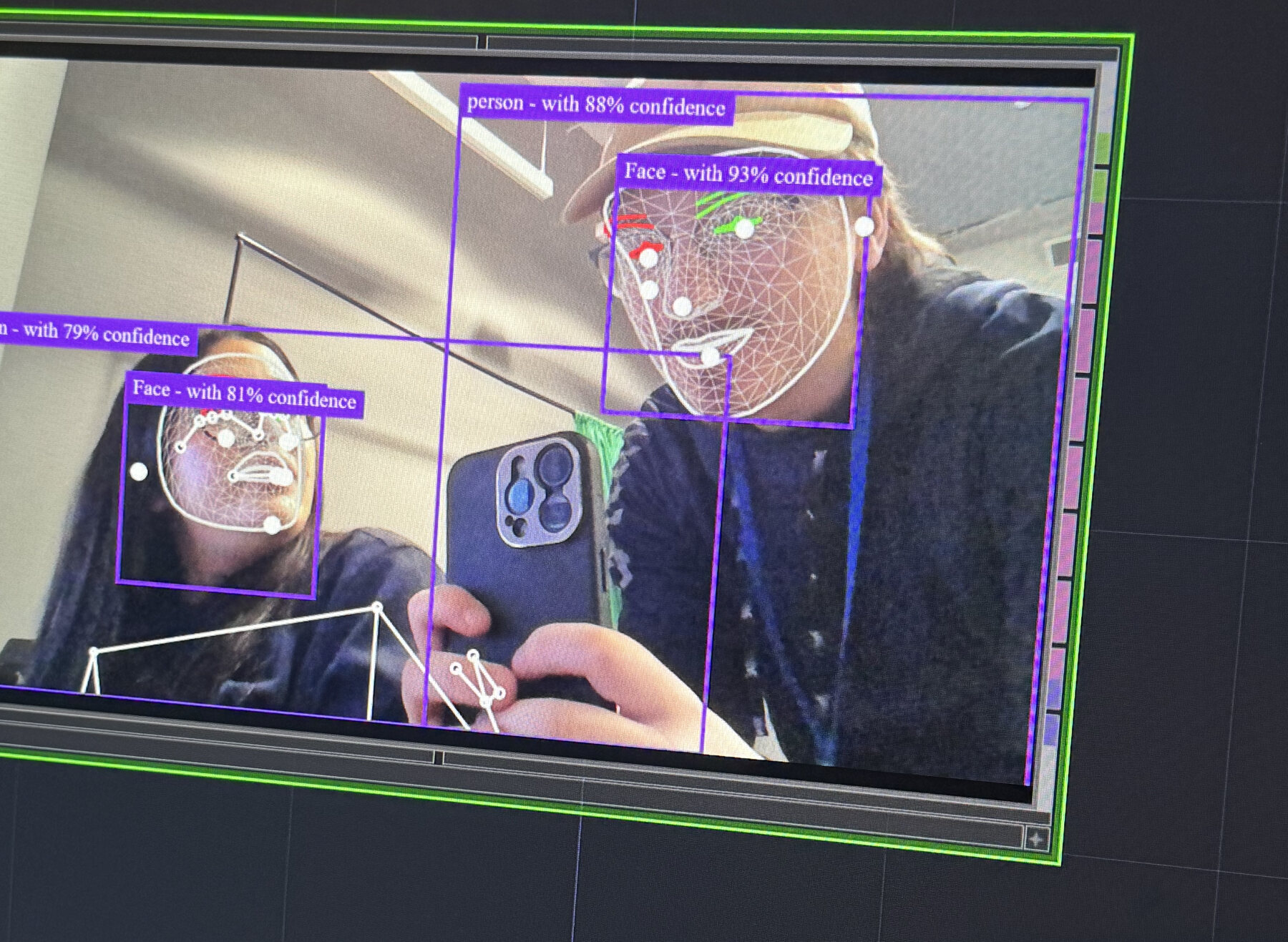 MediaPipe camera tracking test for Project Projection interaction workflow